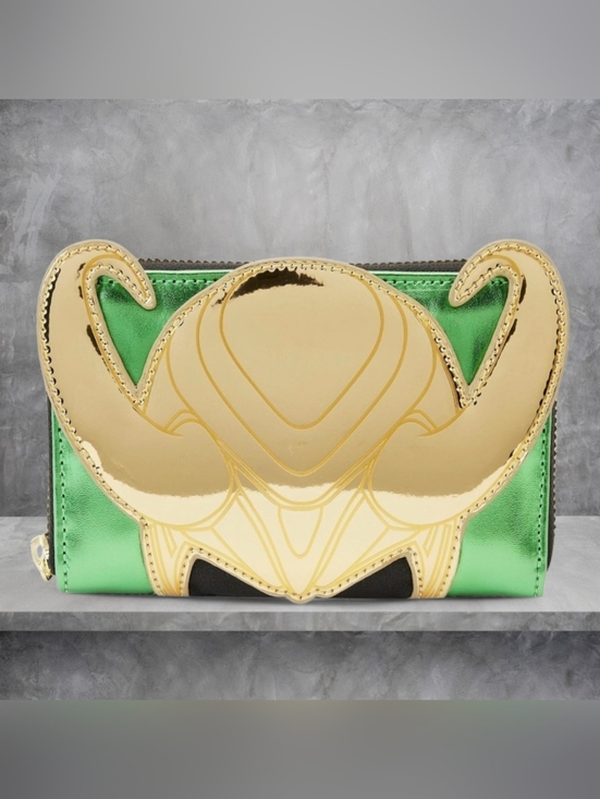 ?Loungefly Marvel Shine Loki Wallet & Backpack? main image 6